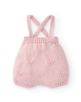 Pale Pink Knitted Rompers