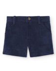 Dark Blue Corduroy Shorts