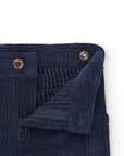 Dark Blue Corduroy Shorts