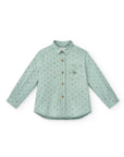 Light Green Cotton shirt with animals