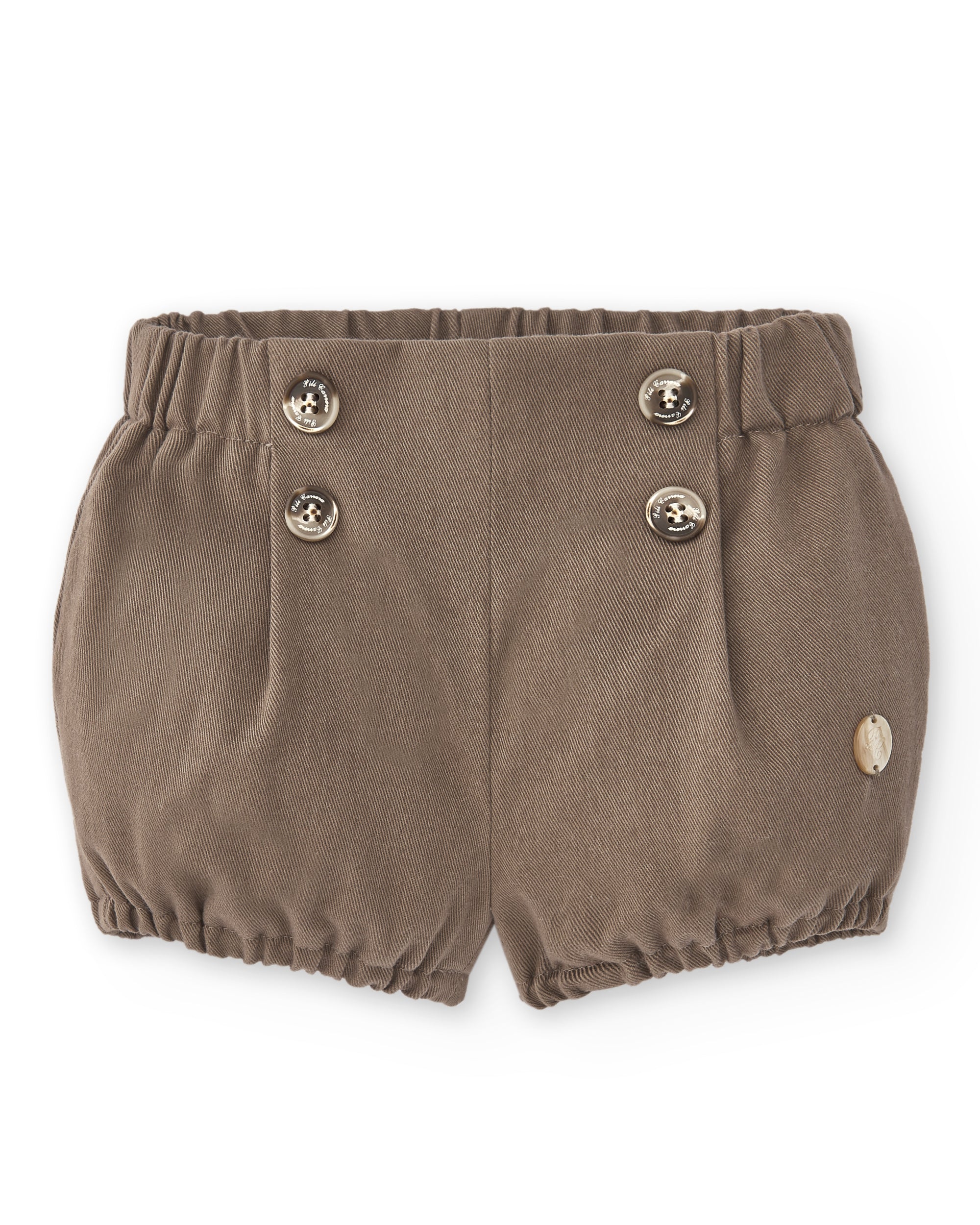 Brown Cotton Bloomers with front button