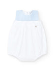 White and Blue overall for babies