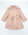 WATERPROOF TRENCH COAT IN PINK