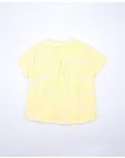 Yellow shirt short sleeve for boys