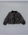 Black bomber jacket for girls