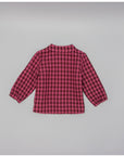 BURGUNDY VIELLA SHIRT WITH CHECKS
