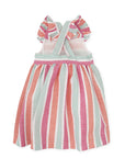 Multicolor Striped Dress for Girls