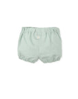 Pastel Green Shorts for Baby Boys with upfront Buttons