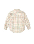 Boys Beige striped red and blue shirt