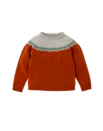 Knitted Orange Jumper for boys