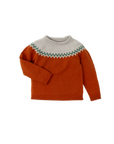 Knitted Orange Jumper for boys