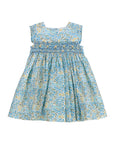 Floral Blue sleeveless dress