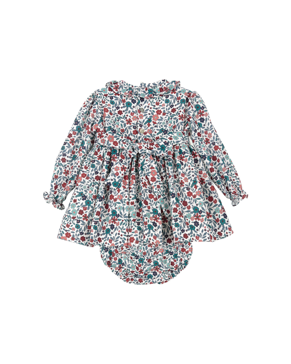Floral long sleeve dress.