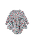 Floral long sleeve dress.