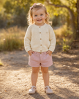 White cream cardigan MIBONBON