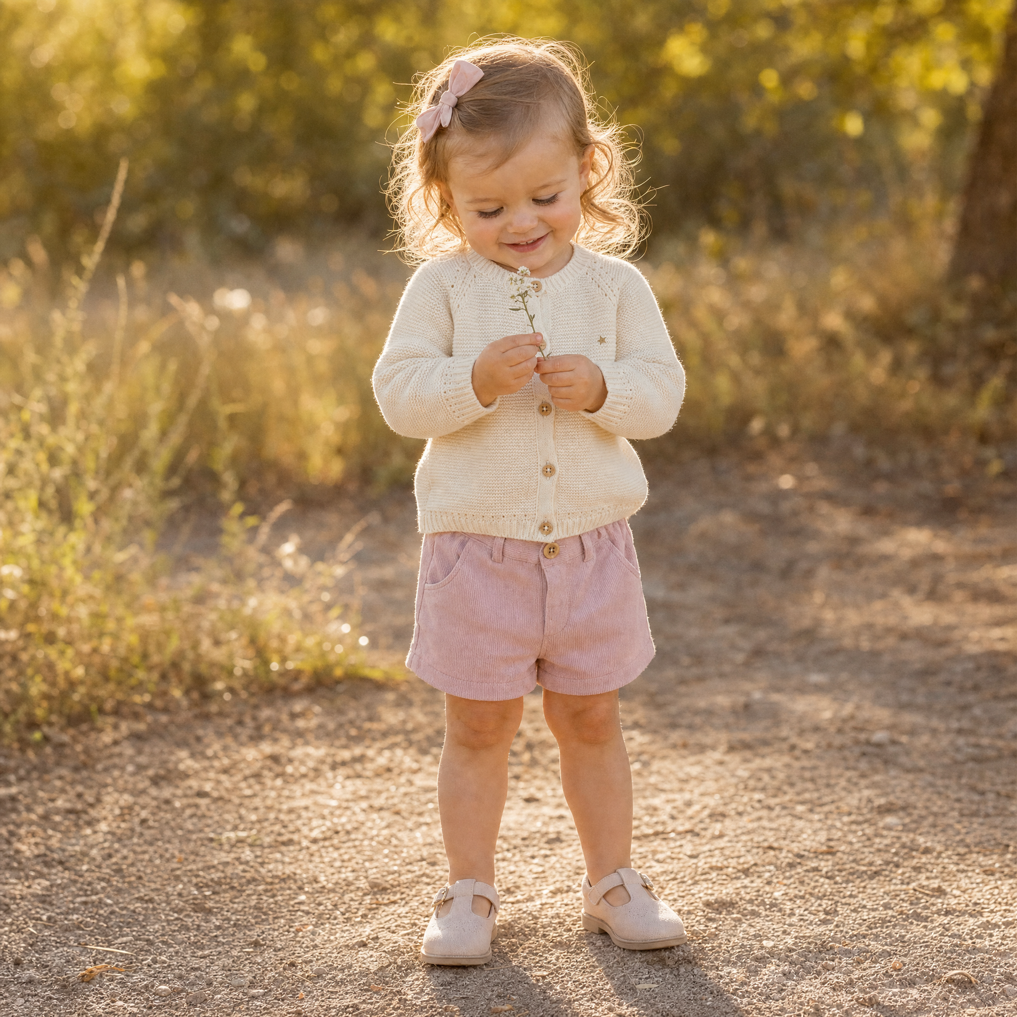 White cream cardigan MIBONBON