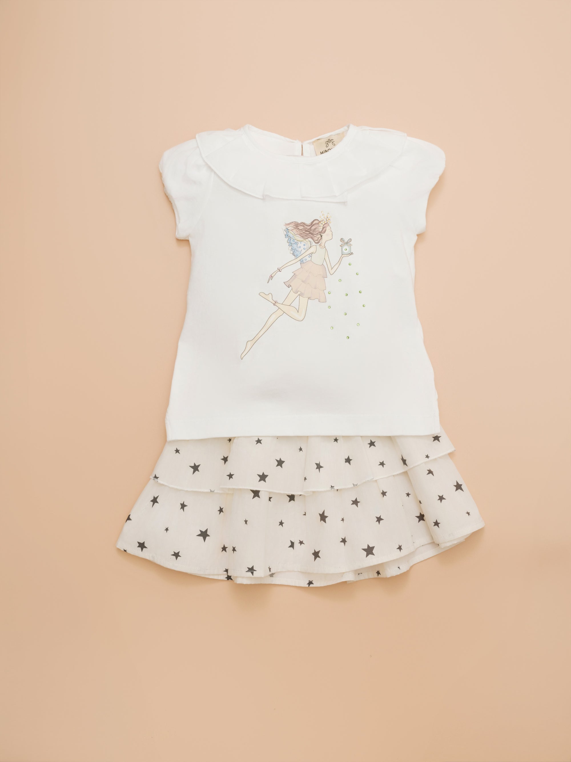 T-shirt for girls with drawing of fairy