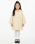 BEIGE COAT WITH VELVET COLLAR