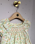 Short Sleeve Floral Dress for Baby