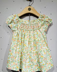 Short Sleeve Floral Dress for Baby