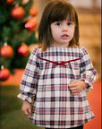 Baby Girl Multicoloured Checked Dress