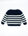 Navy Blue Striped Sailor Sweater