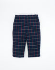 Navy Blue and Red Tartan Trousers