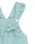 Mint Corduroy Long Overalls