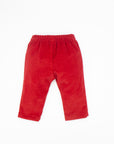 Red Corduroy Long Pants