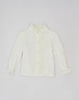 Cotton White Plumeti Shirt