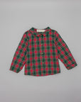 GREEN PLAID SHIRT OF FLANNEL