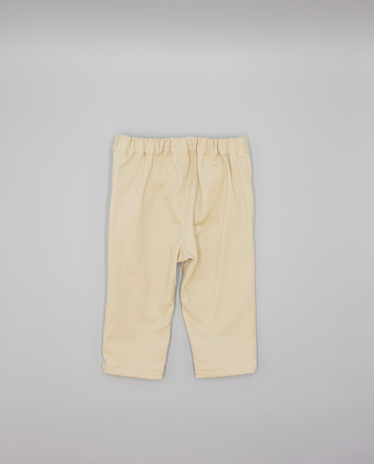 Beige twill trousers
