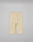 Beige twill trousers