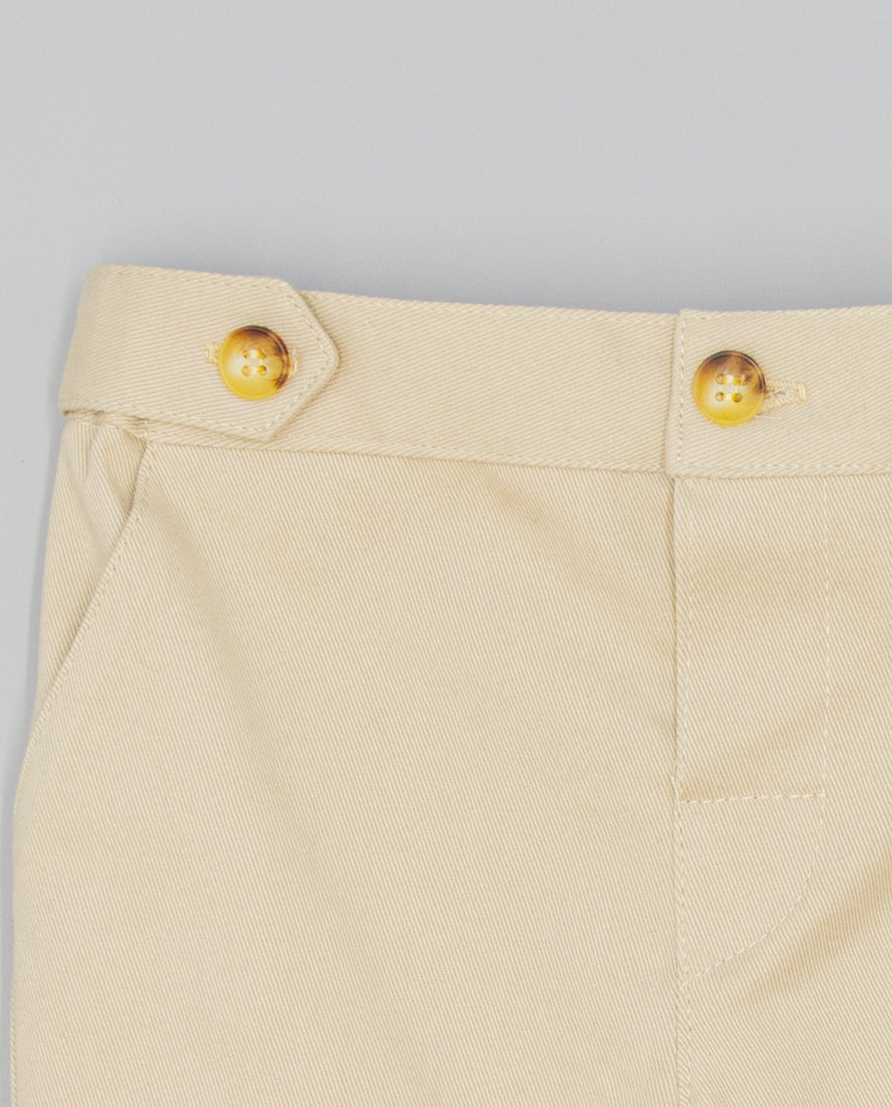 Beige twill trousers