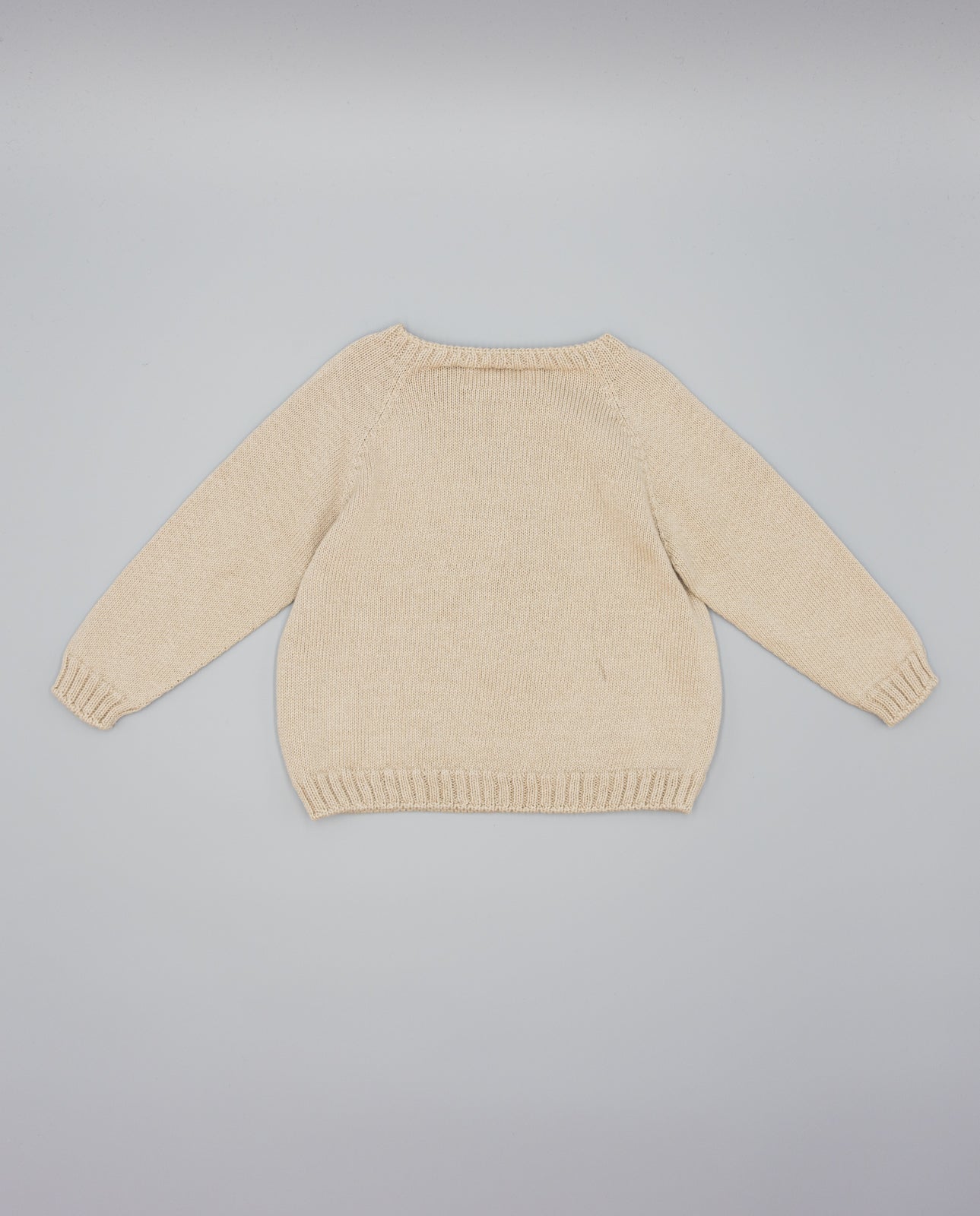 BEIGE SWEATER WITH PENGUIN