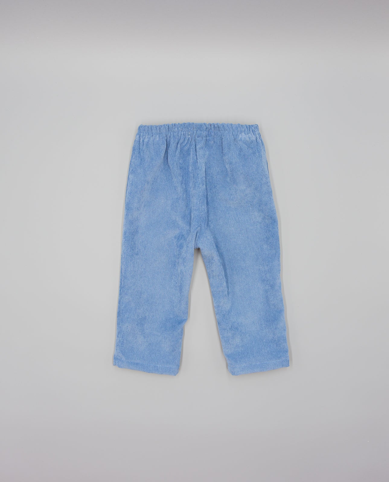 BLUE CORDUROY PANTS WITH POCKETS