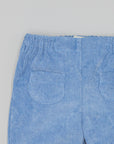 BLUE CORDUROY PANTS WITH POCKETS