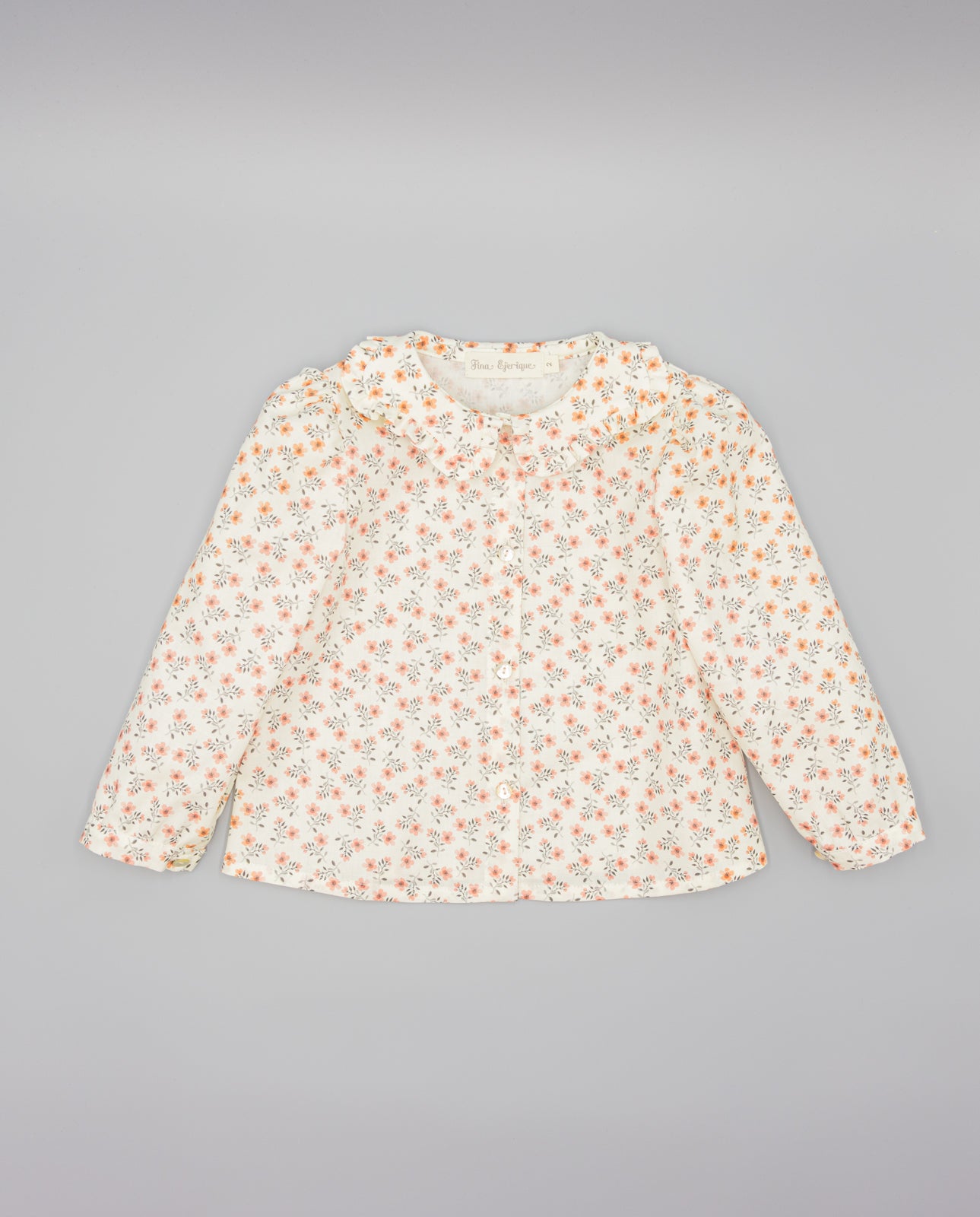 PINK VIELLA SHIRT WITH FLORAL PRINT