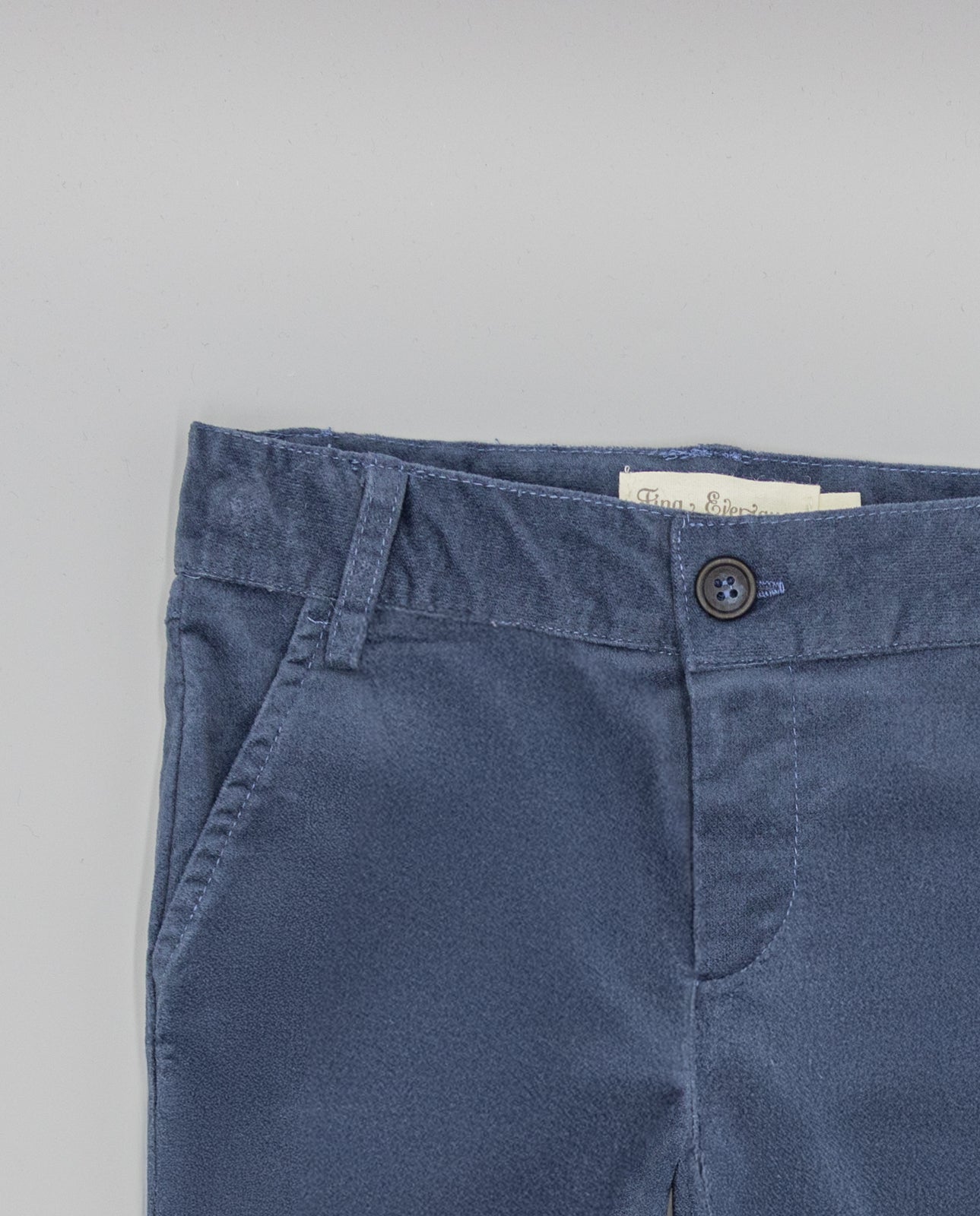 BLUE VELVET PANTS