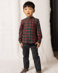 GREEN PLAID SHIRT OF FLANNEL