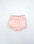 Pink shorts with Heart shape Pocket for Baby Girl