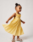 Fina Yellow Midi Dress