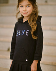 DARK BLUE DRESS FOR GIRLS