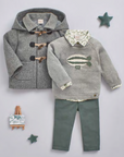Grey Knitted Pullover Zeppelin for boys