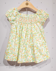 Short Sleeve Floral Dress for Baby