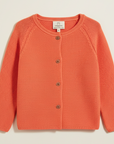 Red summer cardigan from MIBONBON