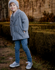 Boy Grey Classy Parka