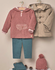 Baby Boy Knitted Pullover with Hood