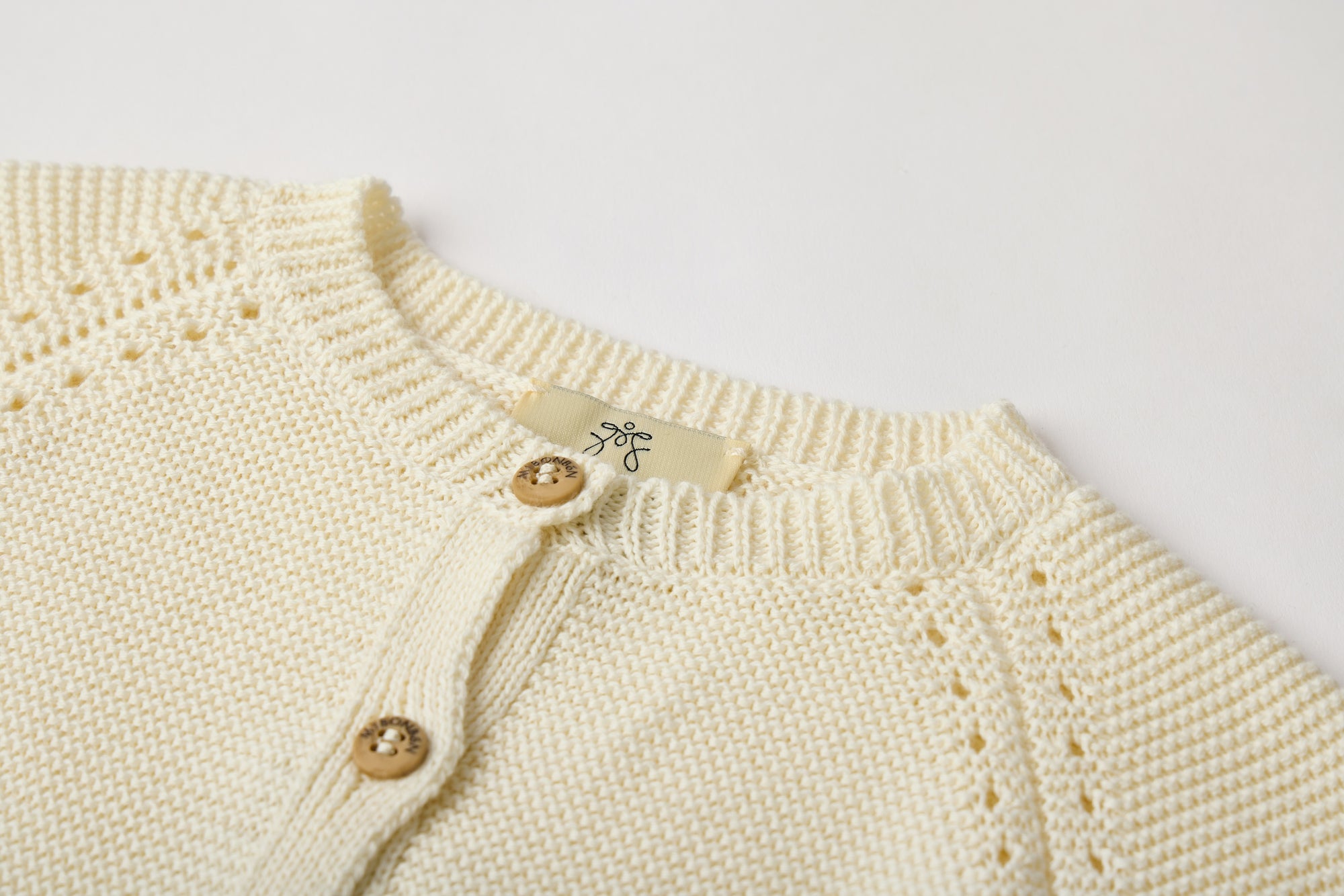 White cream cardigan MIBONBON