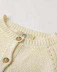 White cream cardigan MIBONBON